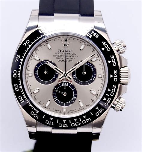 rolex daytona ss white|Rolex daytona 18k white gold.